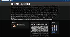 Desktop Screenshot of dreamride2011.blogspot.com