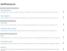 Tablet Screenshot of mywhatsoever.blogspot.com