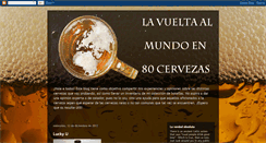 Desktop Screenshot of lavueltaalmundoen80cervezas.blogspot.com