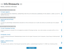 Tablet Screenshot of infodinosauria.blogspot.com