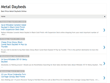 Tablet Screenshot of bestbuymetaldaybeds.blogspot.com