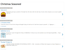 Tablet Screenshot of christmas-seasoned.blogspot.com