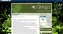 Desktop Screenshot of ginkgolandscapingsa.blogspot.com