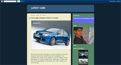 Desktop Screenshot of latestcars12.blogspot.com