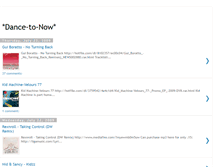 Tablet Screenshot of dance-to-now.blogspot.com