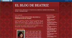 Desktop Screenshot of elblogdebeatriz-beatrizie.blogspot.com