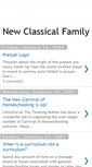 Mobile Screenshot of newclassicalfamily.blogspot.com