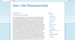 Desktop Screenshot of den-lille-recessionista.blogspot.com