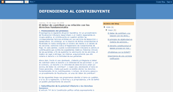 Desktop Screenshot of endefensadelcontribuyente.blogspot.com