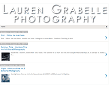 Tablet Screenshot of laurengrabelle.blogspot.com