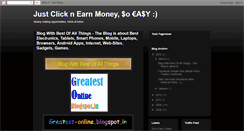 Desktop Screenshot of click-earns.blogspot.com