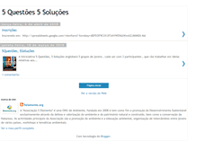 Tablet Screenshot of 5questoes5solucoes.blogspot.com