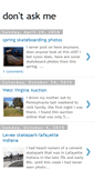Mobile Screenshot of dontaskme73.blogspot.com