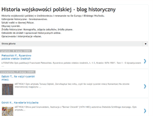 Tablet Screenshot of historiawojskowosci.blogspot.com