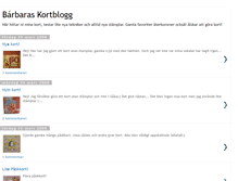 Tablet Screenshot of barbaraskortblogg.blogspot.com