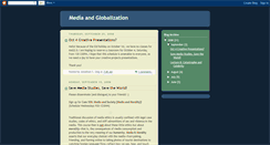 Desktop Screenshot of mediaandglobalization.blogspot.com
