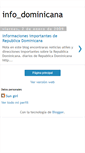 Mobile Screenshot of infodominican.blogspot.com