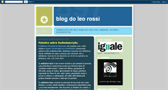 Desktop Screenshot of blogdoleorossi.blogspot.com