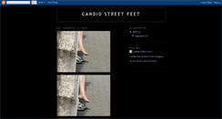 Desktop Screenshot of candid-street-feet.blogspot.com