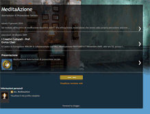 Tablet Screenshot of meditaazione.blogspot.com