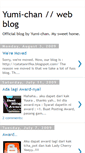 Mobile Screenshot of blognya-yumichan.blogspot.com