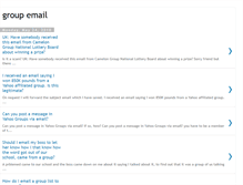 Tablet Screenshot of group-email3.blogspot.com