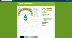 Desktop Screenshot of ong-vivamelhor.blogspot.com