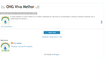 Tablet Screenshot of ong-vivamelhor.blogspot.com