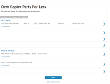 Tablet Screenshot of oemcopierpartsforless.blogspot.com