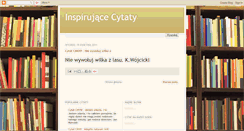 Desktop Screenshot of inspirujace-cytaty.blogspot.com
