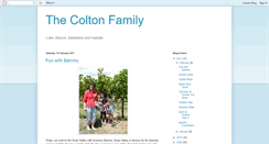 Desktop Screenshot of happycoltonfamily.blogspot.com