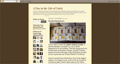 Desktop Screenshot of adayinthelifeofcindy.blogspot.com