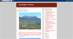 Desktop Screenshot of genealogiahistorias.blogspot.com