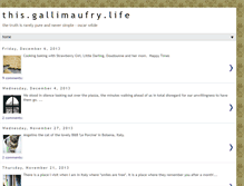 Tablet Screenshot of gallimaufrylife.blogspot.com