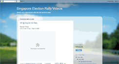 Desktop Screenshot of electionrally.blogspot.com