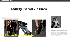 Desktop Screenshot of lovelysarahjessica.blogspot.com