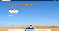 Desktop Screenshot of houstontravelexperience.blogspot.com