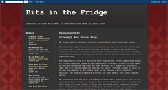 Desktop Screenshot of bitsinthefridge.blogspot.com
