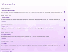 Tablet Screenshot of lifesmiracles-karien.blogspot.com