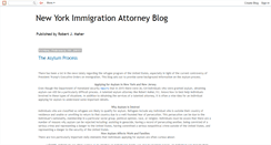 Desktop Screenshot of newyorkimmigrationattorney.blogspot.com