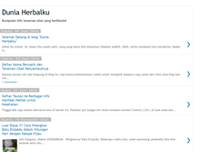 Tablet Screenshot of duniaherbalku.blogspot.com