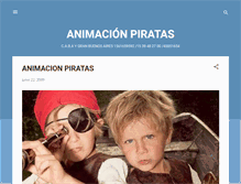 Tablet Screenshot of animacionpiratas.blogspot.com