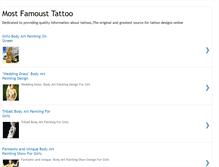 Tablet Screenshot of mostfamousttattoo.blogspot.com