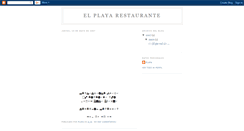 Desktop Screenshot of elplaya.blogspot.com