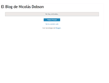Tablet Screenshot of nicolasdobson.blogspot.com