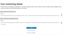 Tablet Screenshot of free-marketing-book.blogspot.com