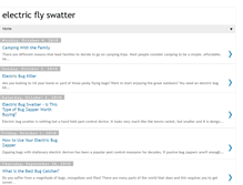 Tablet Screenshot of myelectricflyswatter.blogspot.com