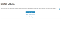 Tablet Screenshot of izsoles-latvija.blogspot.com