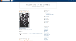 Desktop Screenshot of creatinginthedark.blogspot.com