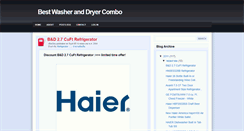 Desktop Screenshot of bestwasherdryer.blogspot.com